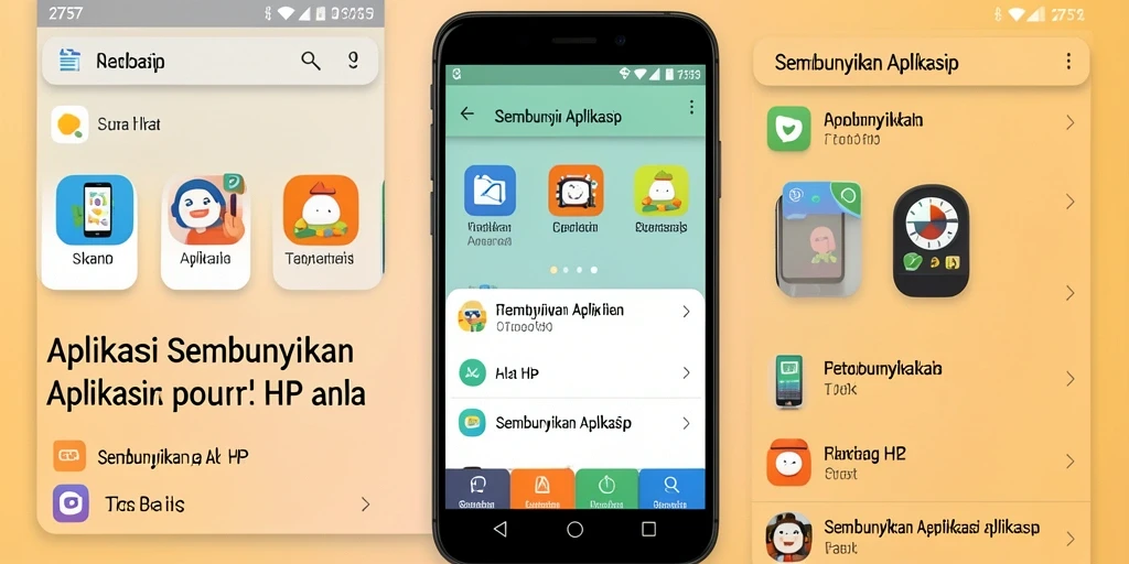 Tampilan antarmuka aplikasi Sembunyikan Aplikasi 2757 yang mudah digunakan.