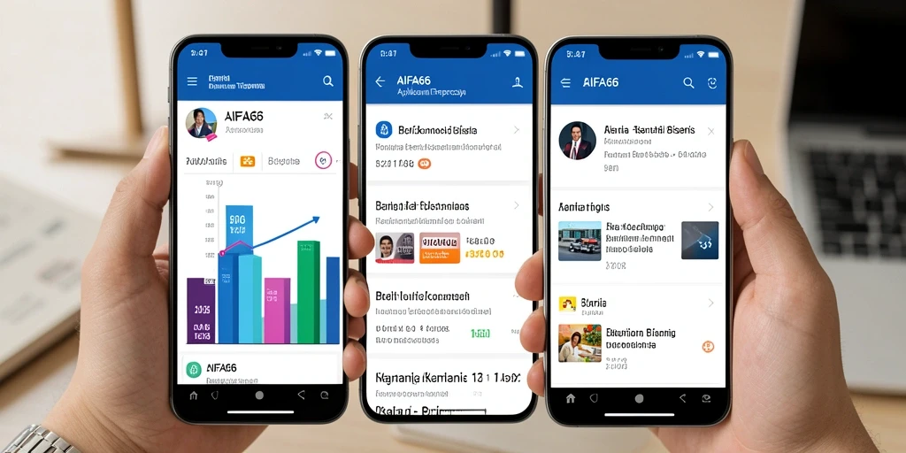 Tampilan antarmuka AIFA66 yang modern dan informatif.