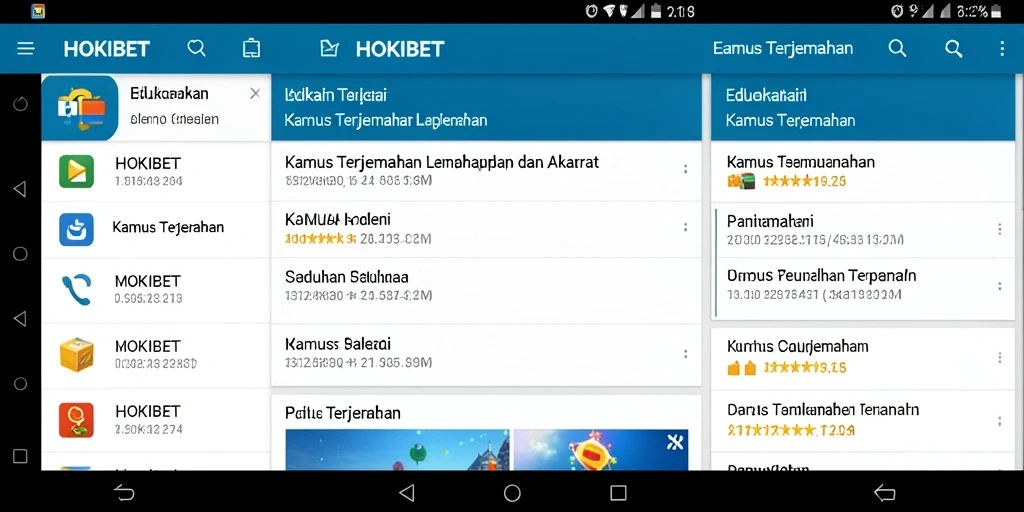 Antarmuka HOKIBET yang sederhana dan fungsional.