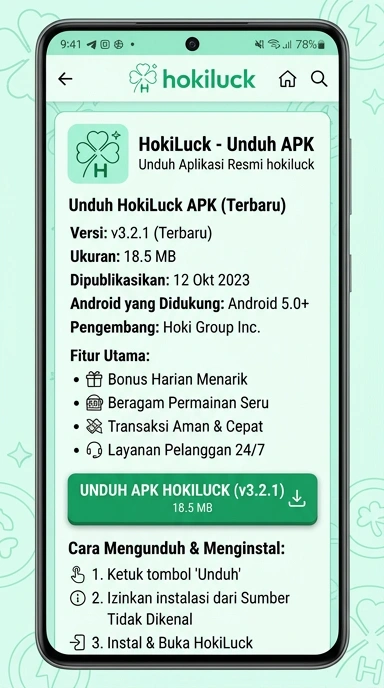 Unduh dan Instal APK hokiluck untuk Android
